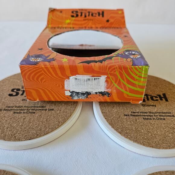 Disney Stitch Ceramic Halloween Coasters - Picture 5 of 5